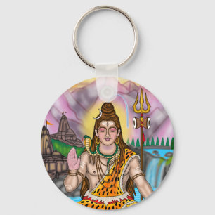 Llavero Llave personalizada del Señor Shiva, deidad hindú