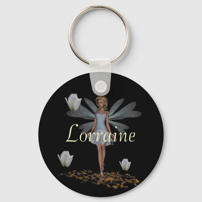 Llavero Llave personalizada Lorraine Hada (Anverso)