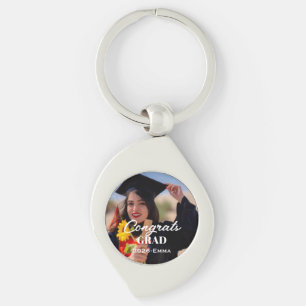 Llavero Llave personalizado de metal con foto de graduació