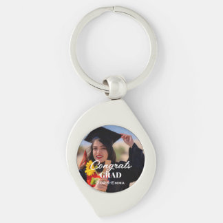 Llavero Llave personalizado de metal con foto de graduació