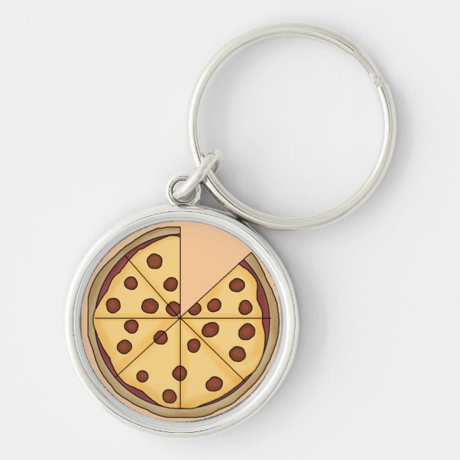 Llavero Llave Pizza Pie (Frente)