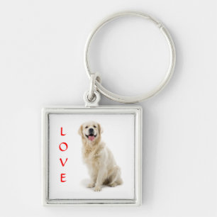 Llavero Llave Premium de Amor de Cachorro de Retriever Dor