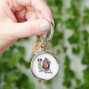 Llavero Llave redonda con caracol-regalo para conductores