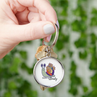 Llavero Llave redonda con caracol-regalo para conductores