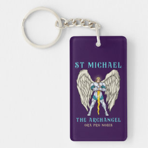 Llavero Llave San Miguel Arcángel Católico de Oración
