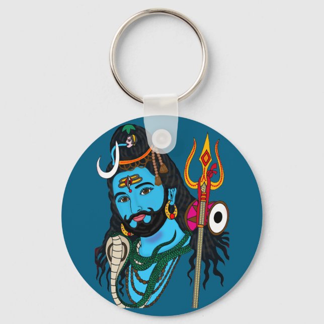 Llavero Llave Shiva Cara (Anverso)
