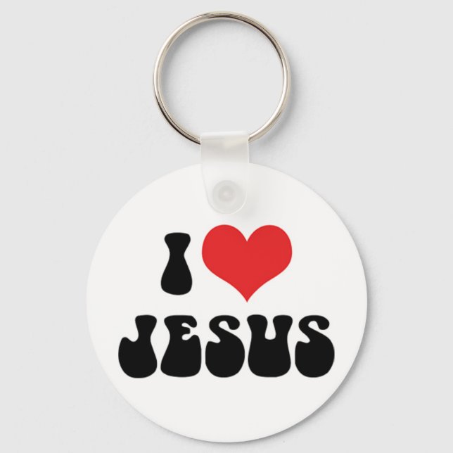 Llavero Llaveiro Amo a Jesús (Anverso)