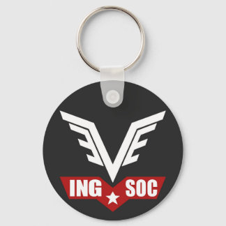 Llavero Llaveiro con el logotipo del partido INGSOC de 198