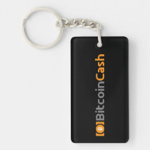 Llaveiro con logotipo de 8 bits de Bitcoin Cash BC