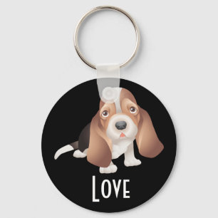 Llavero Llaveiro de cachorro Basset Hound