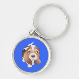 Llavero Llaveiro de cachorro Basset Hound preto amor