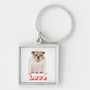 Llavero Llaveiro de cachorro de Bulldog Inglés