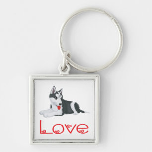 Llavero Llaveiro de cachorro Husky Siberiano