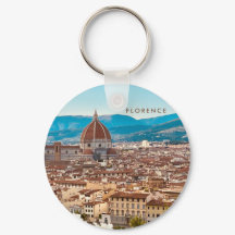 Llaveiro de foto de recuerdo de viaje a Florencia