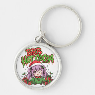 Llavero Llaveiro de Navidad de Anime de Chocolate Caliente