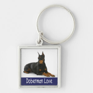 Llavero Llaveiro de perro cachorro Doberman Pinscher