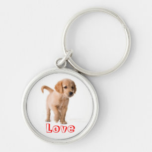 Llavero Llaveiro de Perro Cachorro Golden Retriever Amor