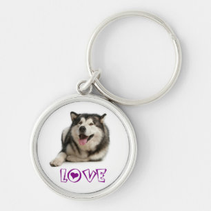 Llavero Llaveiro de perro cachorro Malamute de Alaska