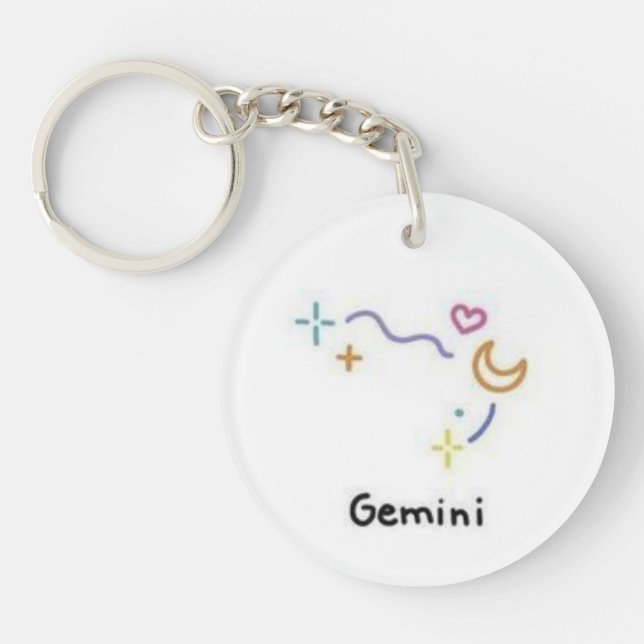 Llavero Llaveiro Geminis (Frente)