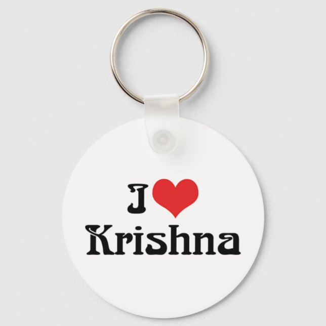 Llavero Llaveiro Me Encanta Krishna (Anverso)
