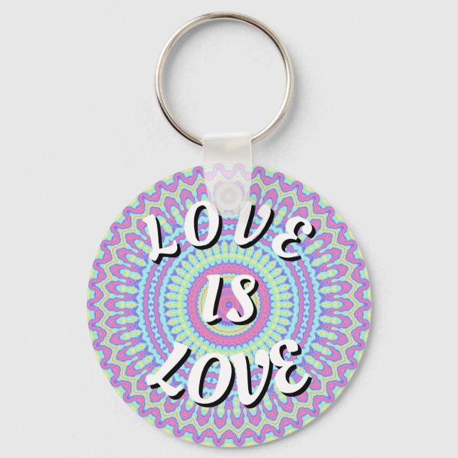 Llavero Llaveiro Orgullo Amor Es Amor (Anverso)