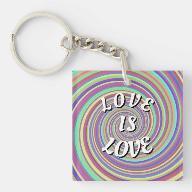 Llavero Llaveiro Orgullo El Amor Es Amor (Frente)