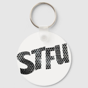 Llavero Llaveiro STFU ( Negro y Blanco )