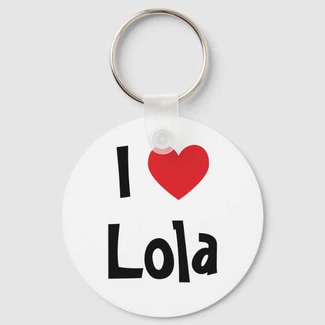 Llavero Llaveiro Yo Amo a Lola (Anverso)