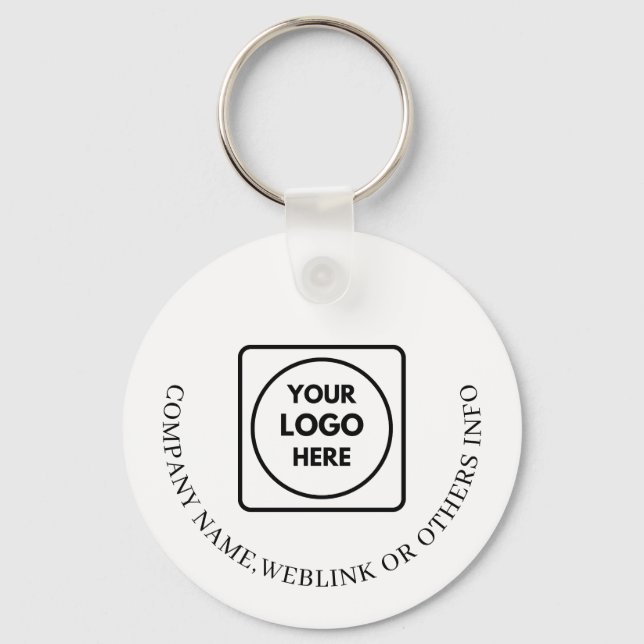 Llavero Llaverero con código QR de empresa promocional (Anverso)