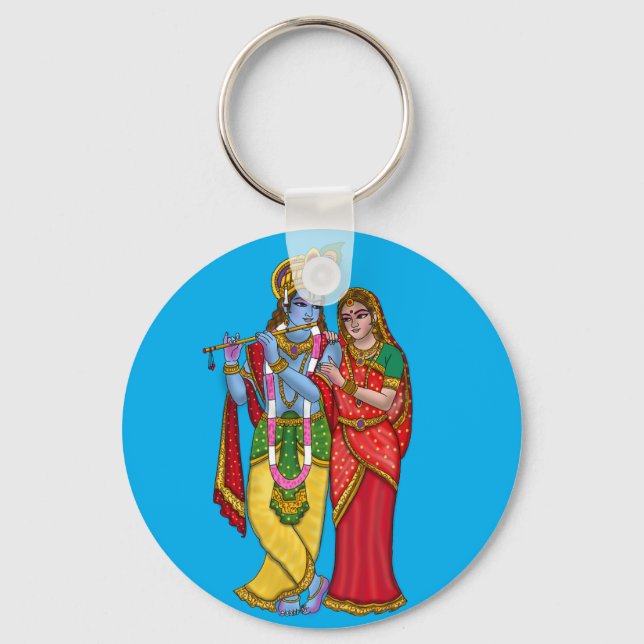 Llavero Llaverero de Radha Krishna (Anverso)