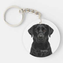 Llavereros con retrato personalizado de Labrador n