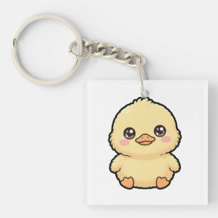 Llavero Llaverito de acrílico de patito bebé lindo