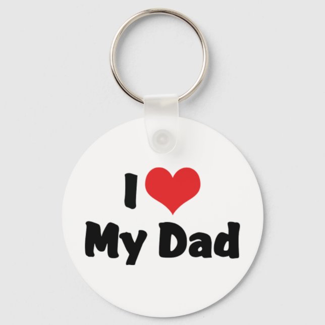 Llavero Llaverito de Amo a Mi Papá (Anverso)