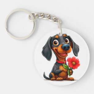 Llavero Llaverito de Amor Dachshund para Amantes de Perros