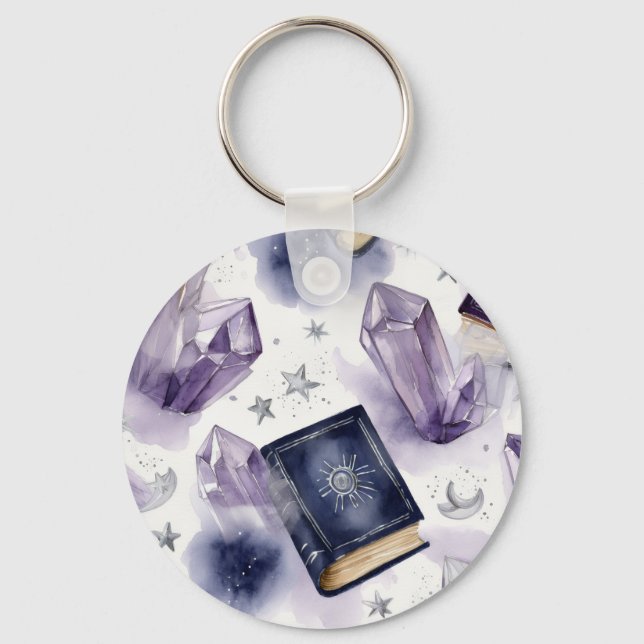Llavero Llaverito de libro de cristal brujo (Reverso )