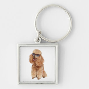 Llavero Llaverito de Perro Caniche de Color Albaricoque Pe