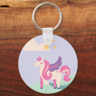 Llavero Llaverito de Unicornio Adorable y Vibraciones Posi