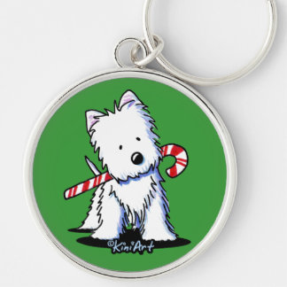 Llavero Llaverito KiniArt Westie Caña de Caramelo Muñeca