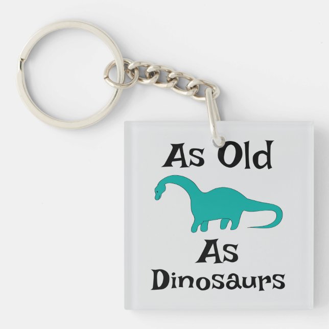 Llavero Llaverito Tan Antiguo Como Los Dinosaurios (Frente)
