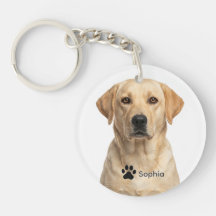 Llaveritos personalizados de perro Labrador Retrie