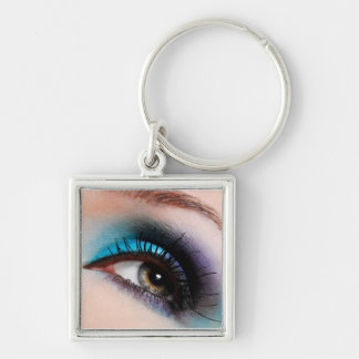 Llavero Llavero-aguamarina del artista de maquillaje