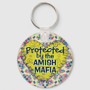 Llavero ¡Llavero de la protección de la mafia de Amish!