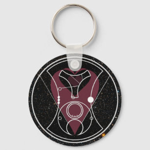 Llavero Llavero: ¡Hola, Sweetie!  Corazones y estrellas