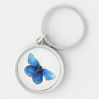 Llavero Llavero/llavero azules de la mariposa