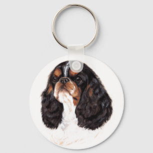 Llavero Llavero: Perro de aguas inglés del juguete (rey