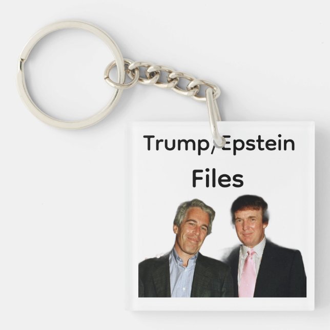 Llavero Llaverode archivos Trump/Epstein (Frente)