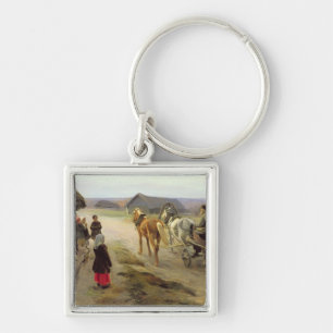 Llavero Llegada de una profesora en el país