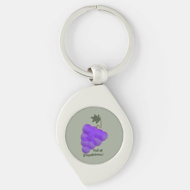 Llavero Lleno de uvas de gozo (Anverso)