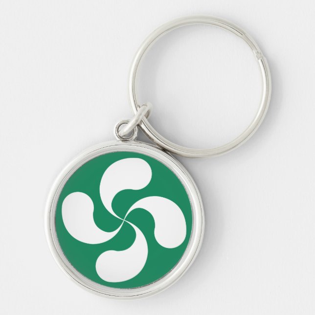 Llavero Lleva Claves Cruz Vasca “Lauburu " (Frente)