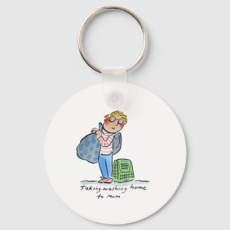 Llavero Llevar el lavado a casa a la Mamá